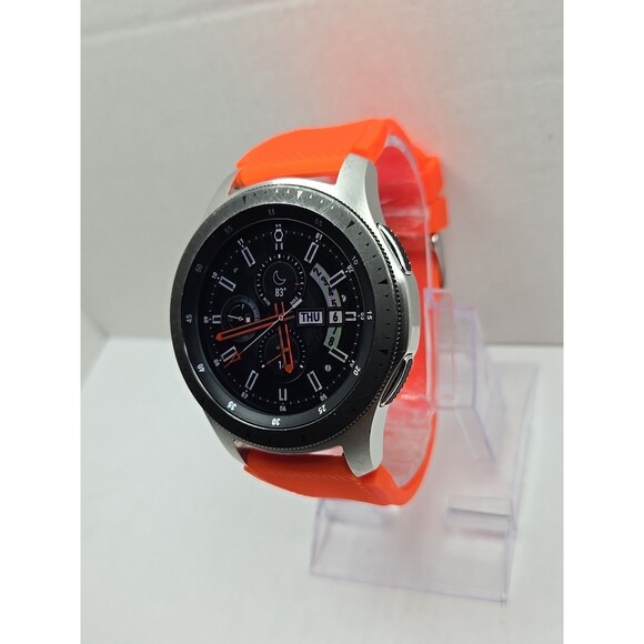 Samsung Galaxy Watch 48mm SM R800 Bluetooth GPS Silver Black *READ - Picture 2 of 12